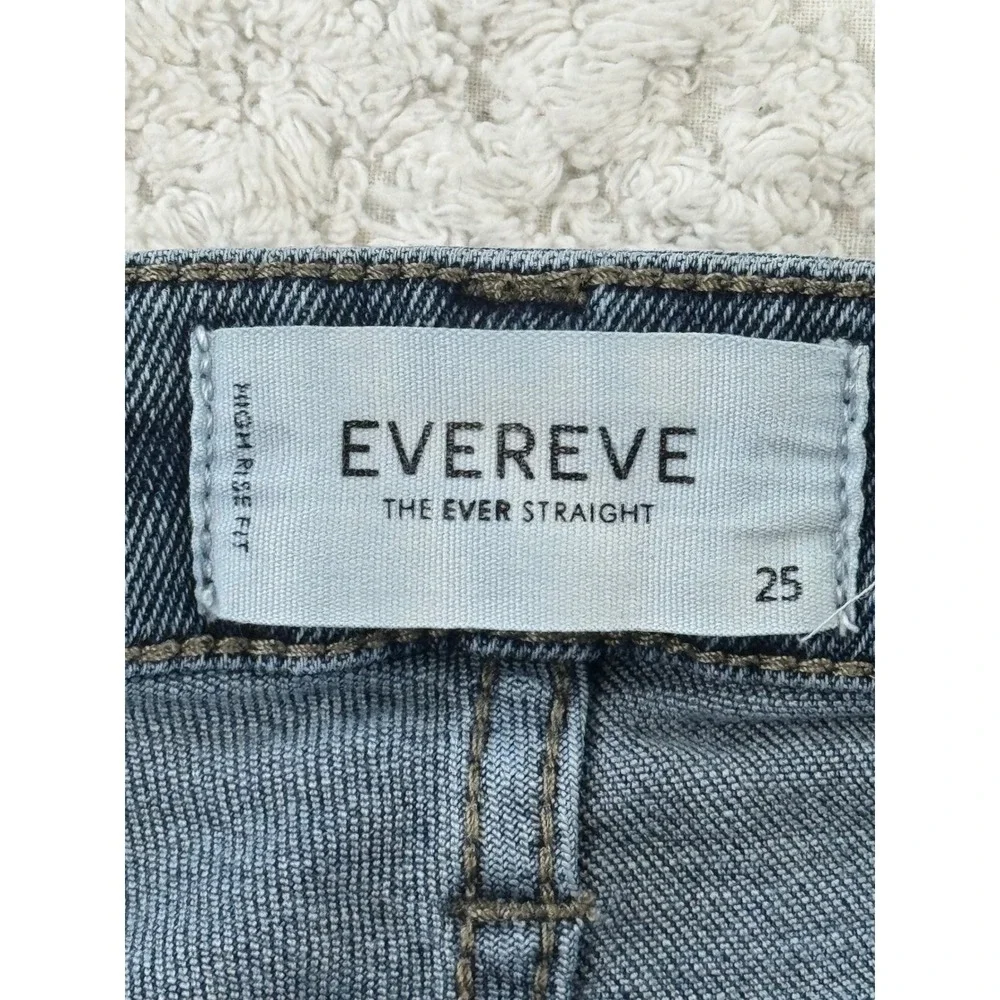 EVEREVE The Ever Straight High Rise Womens Jeans Size‎ 25 Dark Wash Denim - Picture 5 of 10